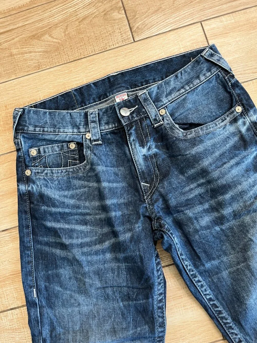 Mens True Religion Straight Denim Jeans - 33
